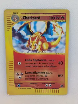 Charizard 039/165 Expedition Base Reverse Holo Rare Pokemon TCG Nintendo ITALIAN - Image 1