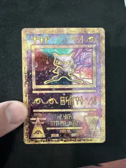 Pokemon TCG Ancient Mew Promo Holo Rare Vintage Damaged #2 - Image 1