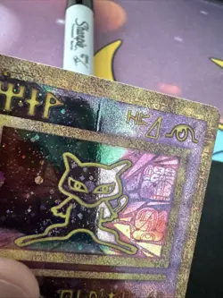 Pokemon TCG Ancient Mew Promo Holo Rare Vintage Damaged #2 - Image 3