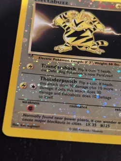 2003 WOTC POKEMON BEST OF GAME ELECTABUZZ #1 REV HOLO STAMPED BATTLEZONE PROMO B - Image 2