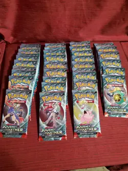 Lot Of 36 Journey Together Booster Packs Factory Sealed Pokemon TCG - Image 1
