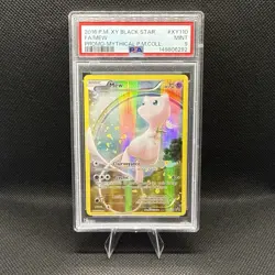 2016 Pokemon Black Star Mew Full Art #XY110 MINT PSA 9 Promo-Mythical P.M.Coll. - Image 1