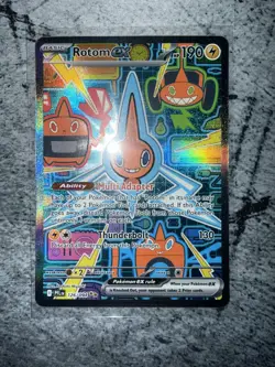 Pokemon TCG Phantasmal Flames Rotom ex SIR Special Illustration Rare 126/094 A2 - Image 1