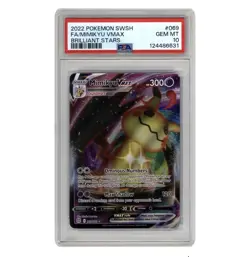 2022 Pokemon SWSH Mimikyu Vmax Brilliant Star #069 PSA 10 Gem Mint - Image 1