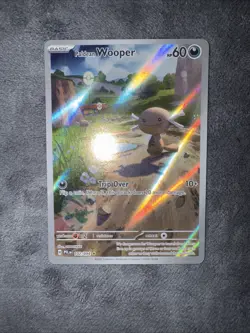 Paldean Wooper 102/094 Illustration Rare Phantasmal Flames Pokemon NM - Image 2