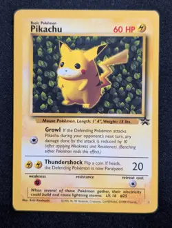 Pikachu 1 / 53 WoTC Promo Pokemon LP - Image 1