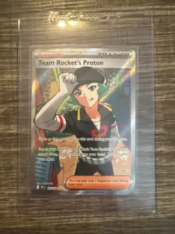 Team Rocket's Proton 227/182 - Pokemon TCG Destined Rivals Ultra Rare NM - Image 1