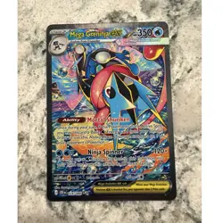 Pokemon TCG Mega Greninja EX 116/086 XY Secret Rare Full Art Holo 350 HP Eng - Image 1