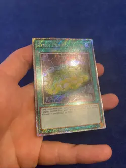 Yugioh Cynet Mining Platinum Secret Rare Quarter Century Bonanza RA03-EN067 NM - Image 2
