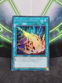 Yugioh Lightning Storm RA01-EN061 Secret Rare 1st Edition NM - Image 1