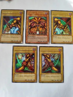 Yu-Gi-Oh Die komplette Exodia LOB Set Ultra Rare Deutsch Holo Karte TCG Poor - Image 1