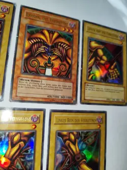 Yu-Gi-Oh Die komplette Exodia LOB Set Ultra Rare Deutsch Holo Karte TCG Poor - Image 4