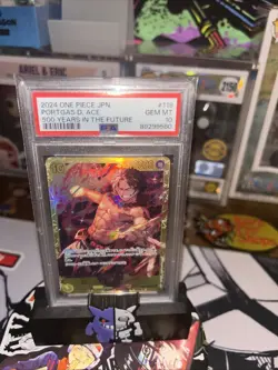 Portgas D Ace OP07-119 500 Years of The Future PSA 10 One Piece Japanese - Image 1