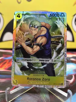 One Piece Roronoa Zoro OP15-113 SR Adventure on Kami’s Island English NM - Image 1