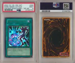 Dark Magic Attack - AST-095 - PSA 9 MINT - Ultra Rare 1st Edition Yugioh - Image 1