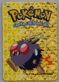 Venonat #48 - Vintage Vending Machine Prism Sticker 2000 - Pokemon Card - Image 1