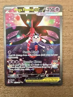 Mega Floette EX 117/086 SIR Chaos Rising Pokemon Trading Card Fresh And Clean! - Image 1