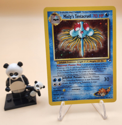 Pokemon TCG Misty's Tentacruel Holo Card 10/132 Gym Heroes Vintage Wotc - Image 1