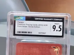 CGC 9.5 Flareon Point Salad Eevee Edition Korean Pokemon Card - Image 3