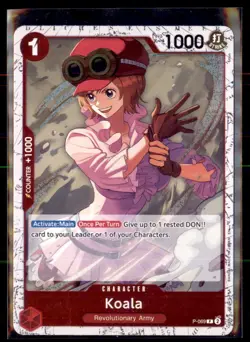 One Piece The Best- Vol. 2 P-069 Koala Pirate Foil 4 card lot - Image 1