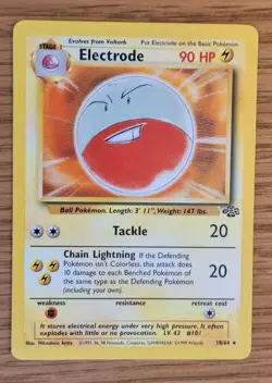 Electrode 18/64 – Jungle Set – Rare Pokemon Card – NM - Image 1