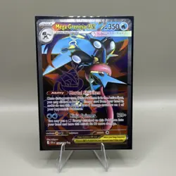 Mega Greninja EX 100/122 XY BREAKpoint Ultra Rare Holo English Pokemon Card - Image 1
