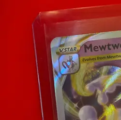 Pokemon Go Mewtwo VSTAR Holo Rare Card 31/78 Near Mint Condition - Image 3