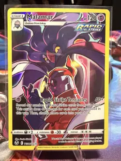Pokemon Malamar 120HP TG06/TG30 Ultra Rare Holo Trainer Gallery Card - Image 1
