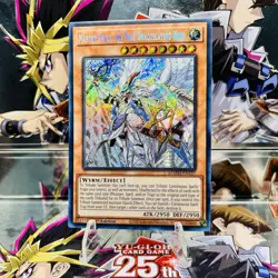 Yugioh Master Peace, the True Dracoslaying King BLMM-EN127 Secret Rare 1st Ed NM - Image 1