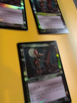 LLanowar Dead x3 Zombie Elf Apocalypse. Old Border FOIL. MTG 3 Card. - Image 4