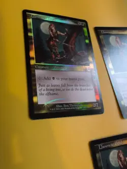LLanowar Dead x3 Zombie Elf Apocalypse. Old Border FOIL. MTG 3 Card. - Image 5