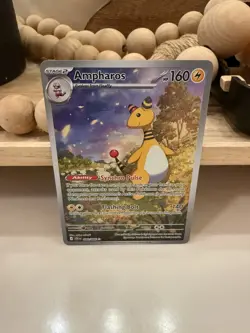 Pokemon TCG Ampharos Holo Rare 090/086 IR ENGLISH Chaos Rising Card - Image 1