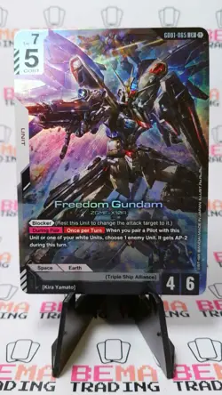 Freedom Gundam (GD01-065) [Foil] (NM) - Gundam Card Game - Newtype Rising (ENG) - Image 1