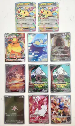 Lot of 11x Pokemon TCG Mixed AR Vmax Ex *Korean Cards* Near Mint - Image 1