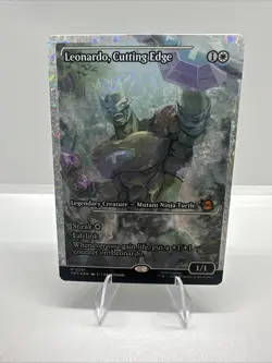 Leonardo, Cutting Edge (Showcase) (Fracture Foil) Teenage Mutant Ninja... - Image 1
