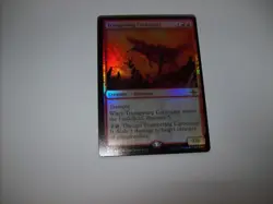 MTG Trumpeting Carnosaur Foil The Lost Caverns of Ixalan NM Free Ship & Tracked - Image 1