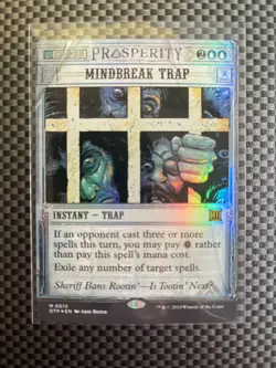 Mindbreak Trap FOIL Outlaws of Thunder Junction: Breaking News - Image 1