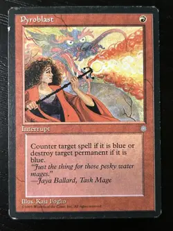 MTG Pyroblast Ice Age Regular - Image 1