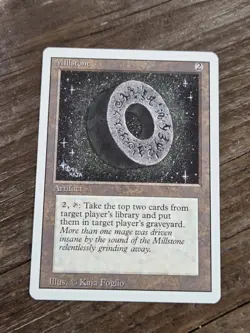 Magic the Gathering ~ MTG ~ 1x Millstone ~ 3rd Edition ~ MP ~ REVISED - Image 1