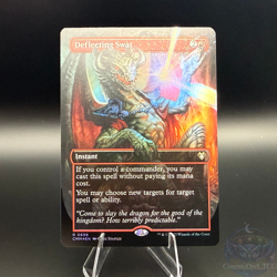 Deflecting Swat - (Borderless) Commander Masters FOIL - Near Mint (NM) - Image 1