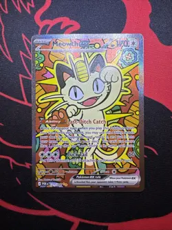 Pokemon Meowth EX 121/88 SIR EX 170 HP English TCG Card - NM! - Image 1