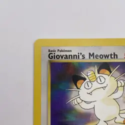 Giovanni's Meowth 74/132 Gym Challenge NM Common WOTC Pokemon TCG Vintage - Image 3