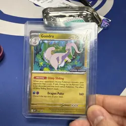 Goodra 077 CRI Chaos Rising Prerelease Stamped Promo MEP EN Pokemon TCG NM - Image 1