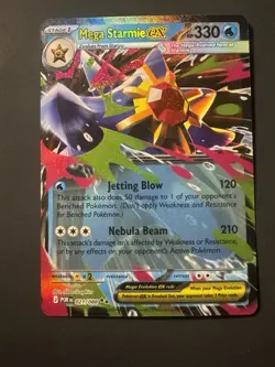 Pokemon TCG Mega Starmie ex 021/088 Perfect Order Double Rare Holo PF - Image 1