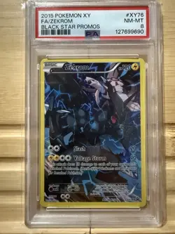 Zekrom XY76 Black Star Promo PSA 8 - 2015 Pokemon XY (8102) - Image 1