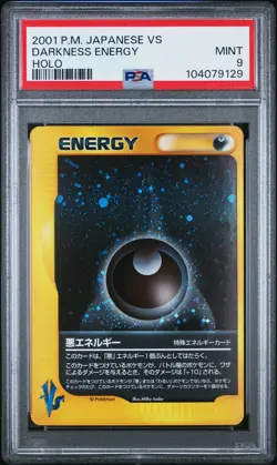 2001 POKEMON JPN VS DARKNESS ENERGY-HOLO PSA 9 - Image 1