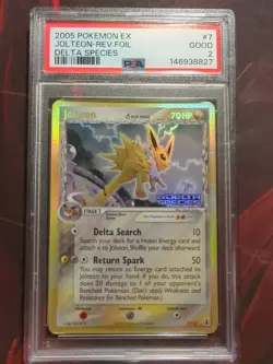 PSA 2 GOOD Jolteon [Reverse Holo] - 7/113 - Delta Species - Pokemon - - Image 1