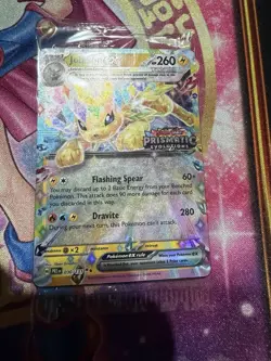 Jolteon ex 030/131 - #30 prismatic evolution stamp - sealed - pokemon tcg - Image 1