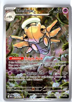 Shedinja 144/132 Illustration Rare Mega Evolution Pokemon Near Mint - Image 1