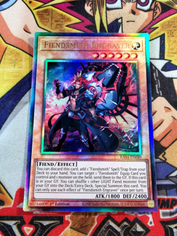 Fiendsmith Engraver ra04-en049 (NEW) Ultimate Rare Yu-Gi-Oh - Image 1